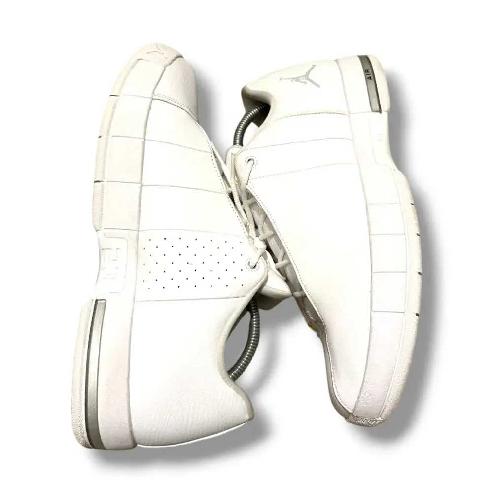 Jordan TE 2 Low Sneakers ‘White Metallic’ | Size 10M